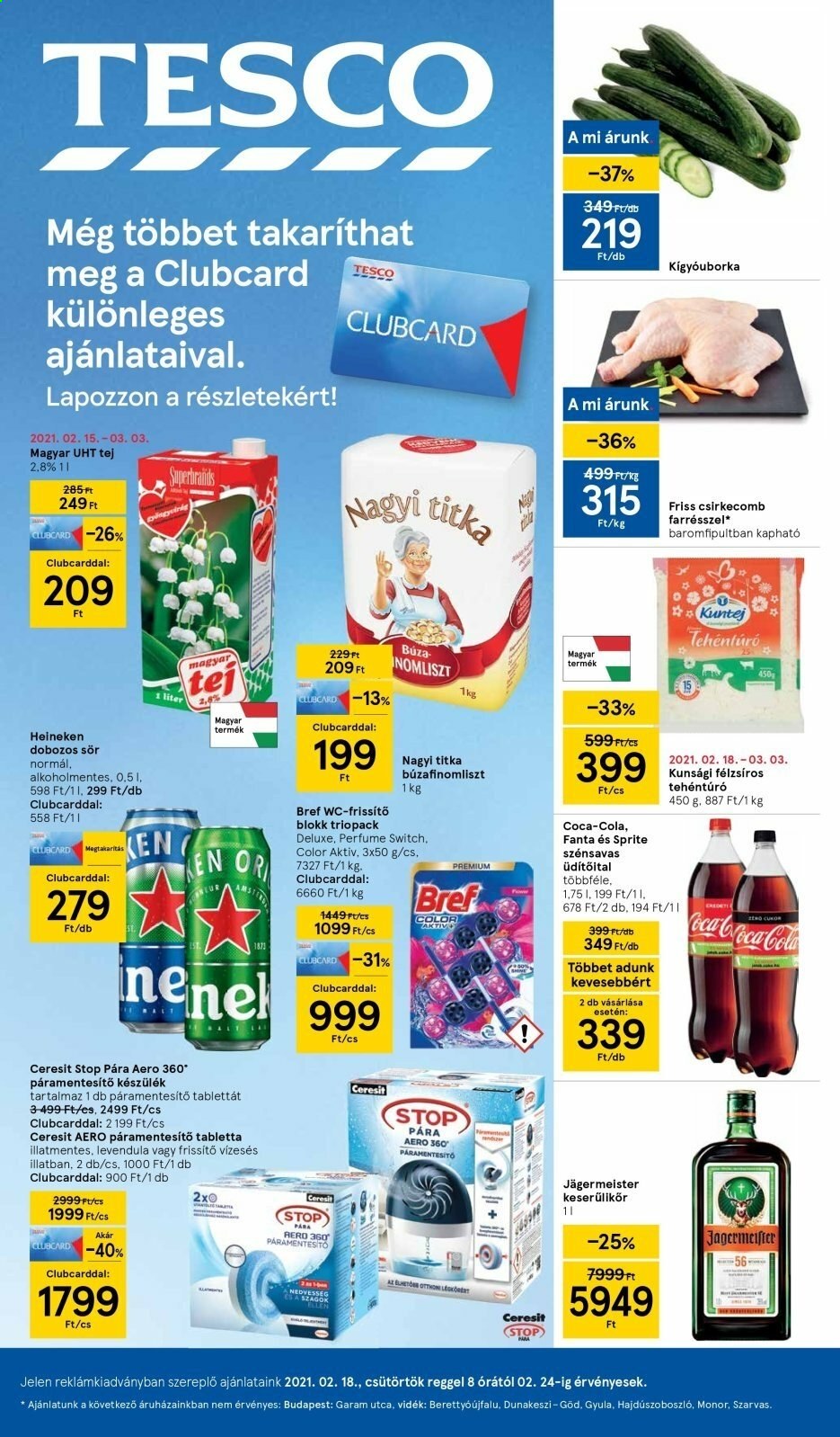 TESCO akciós újságok - 2021.02.18 - 2021.02.24. Oldal 1