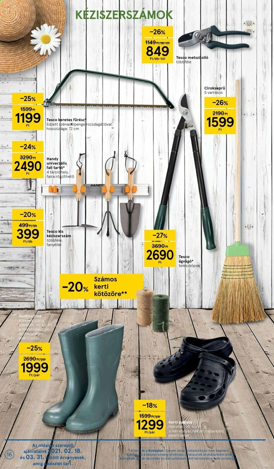 TESCO akciós újságok - 2021.02.18 - 2021.02.24. Oldal 16