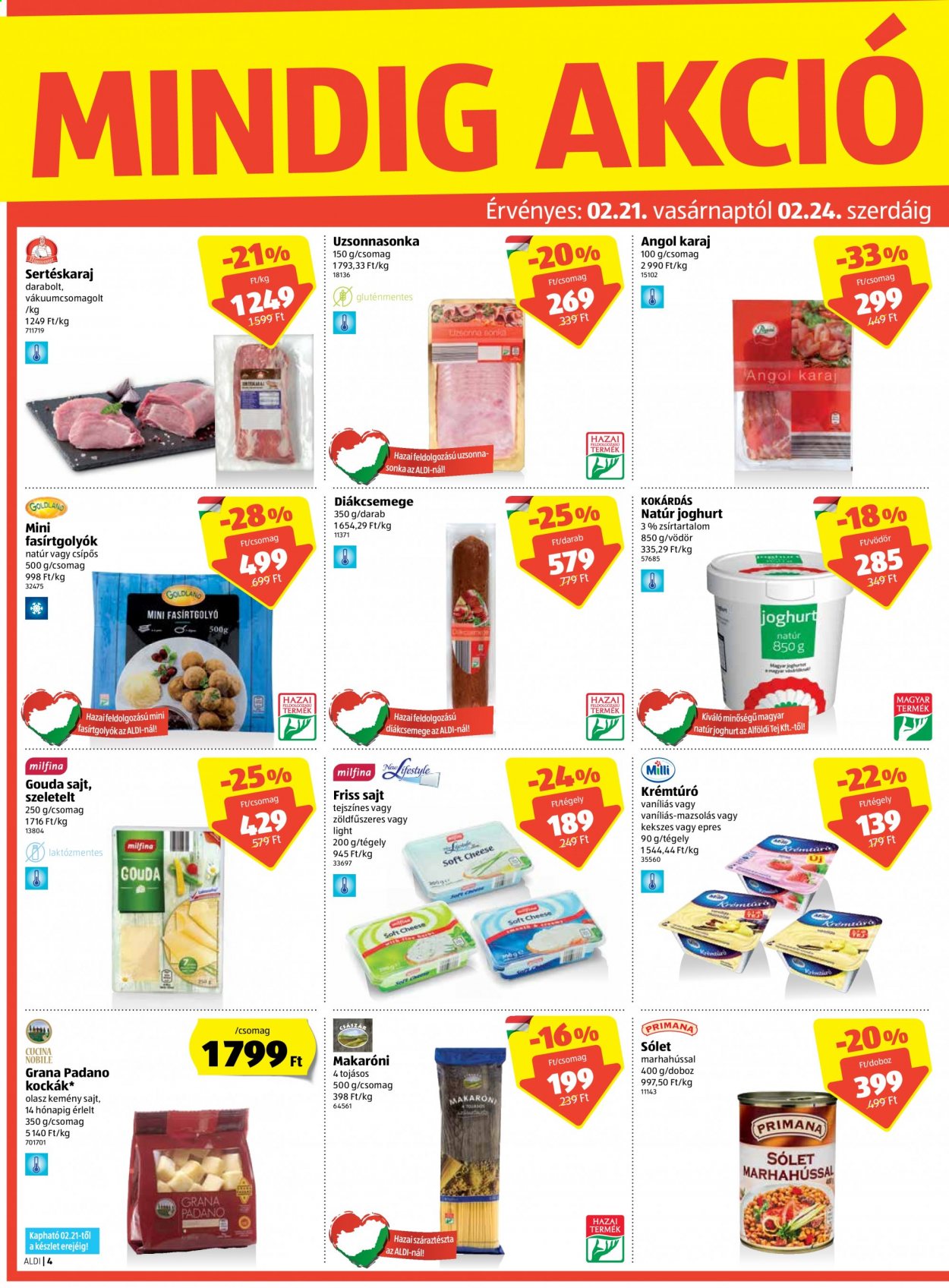 Aldi akciós újságok - 2021.02.18 - 2021.02.24. Oldal 4
