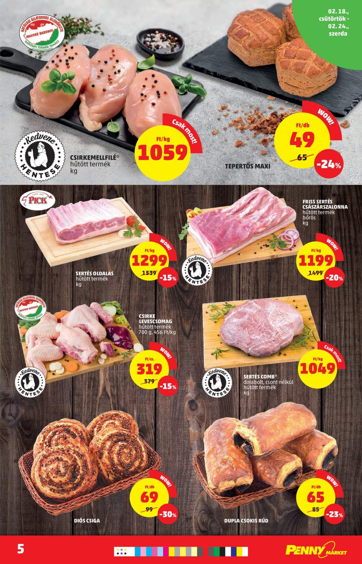 Penny Market akciós újságok - 2021.02.18 - 2021.02.24. Oldal 5