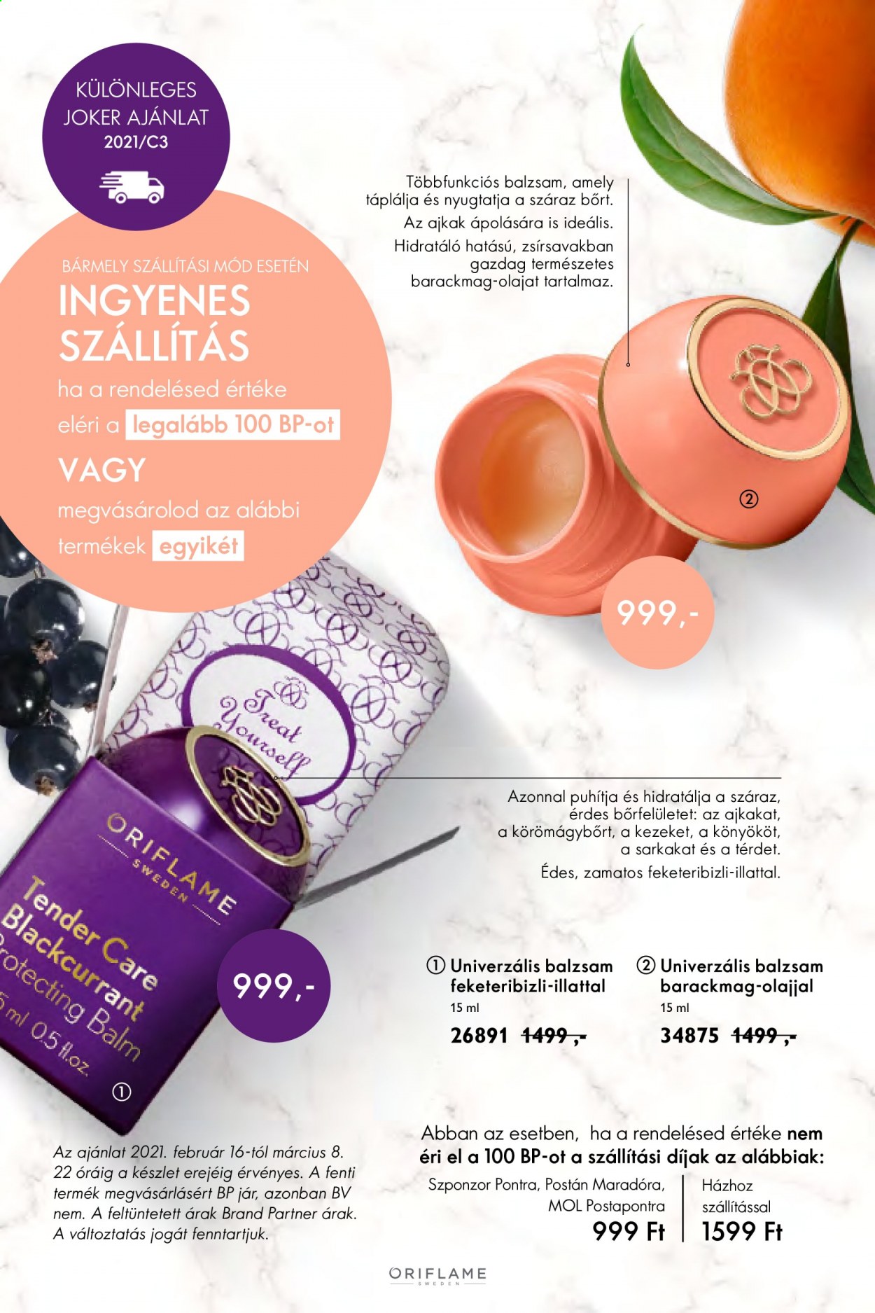 Oriflame akciós újságok - 2021.02.16 - 2021.03.08. Oldal 1