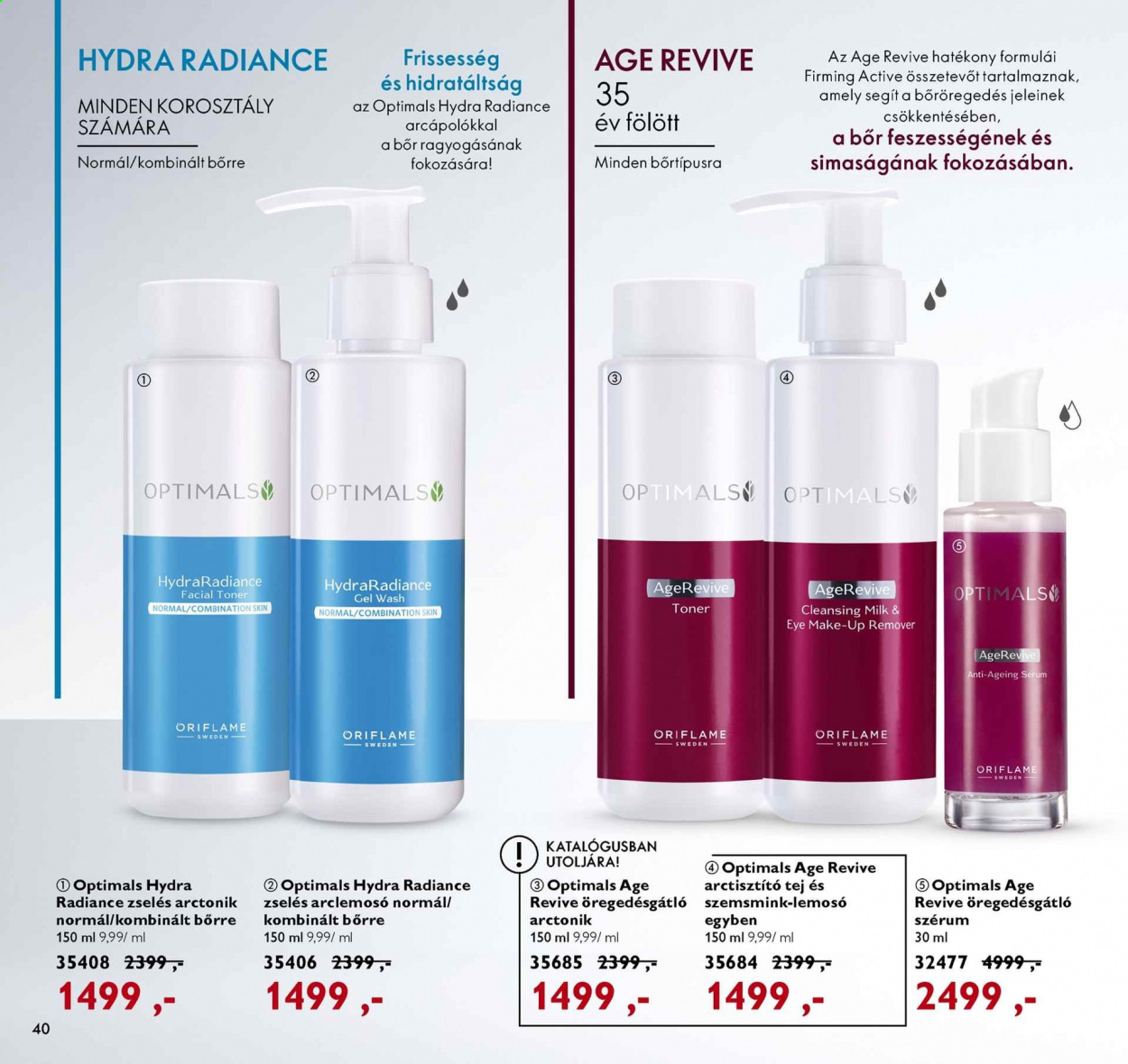 Oriflame akciós újságok - 2021.02.16 - 2021.03.08. Oldal 40