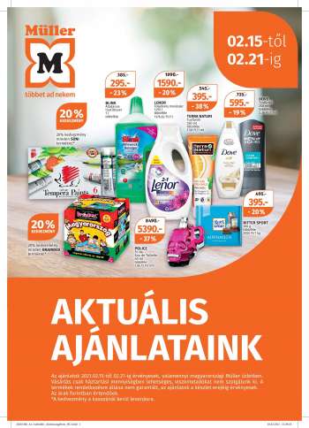 Újság Müller - 2021.02.15 - 2021.02.21.