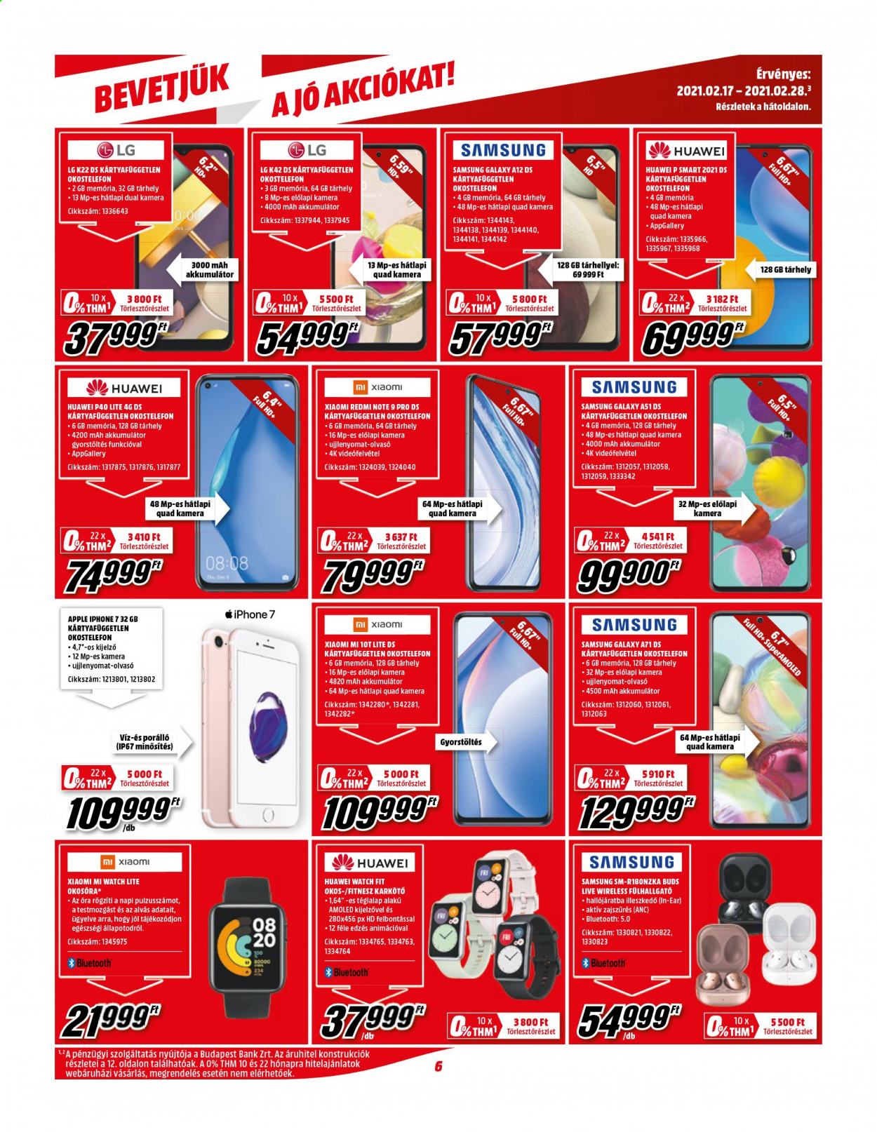 MediaMarkt akciós újságok - 2021.02.17 - 2021.02.28. Oldal 6