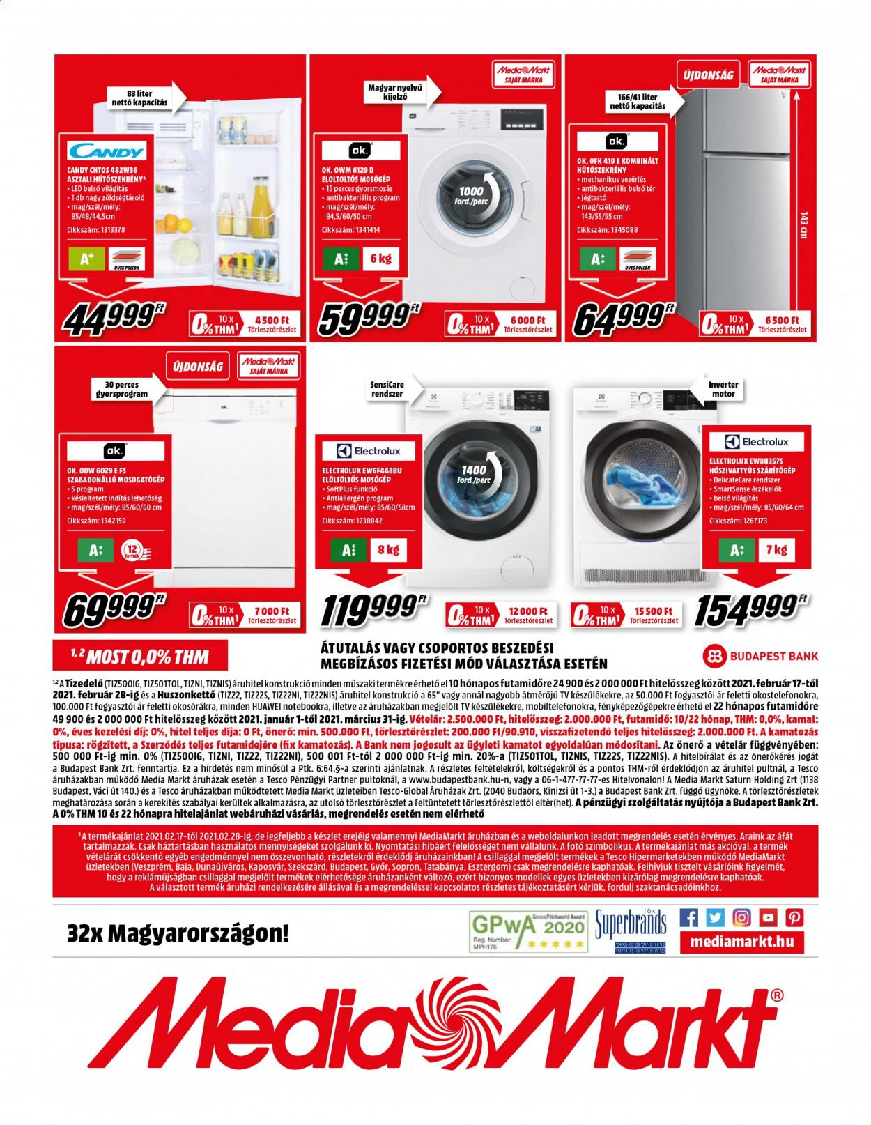 MediaMarkt akciós újságok - 2021.02.17 - 2021.02.28. Oldal 12
