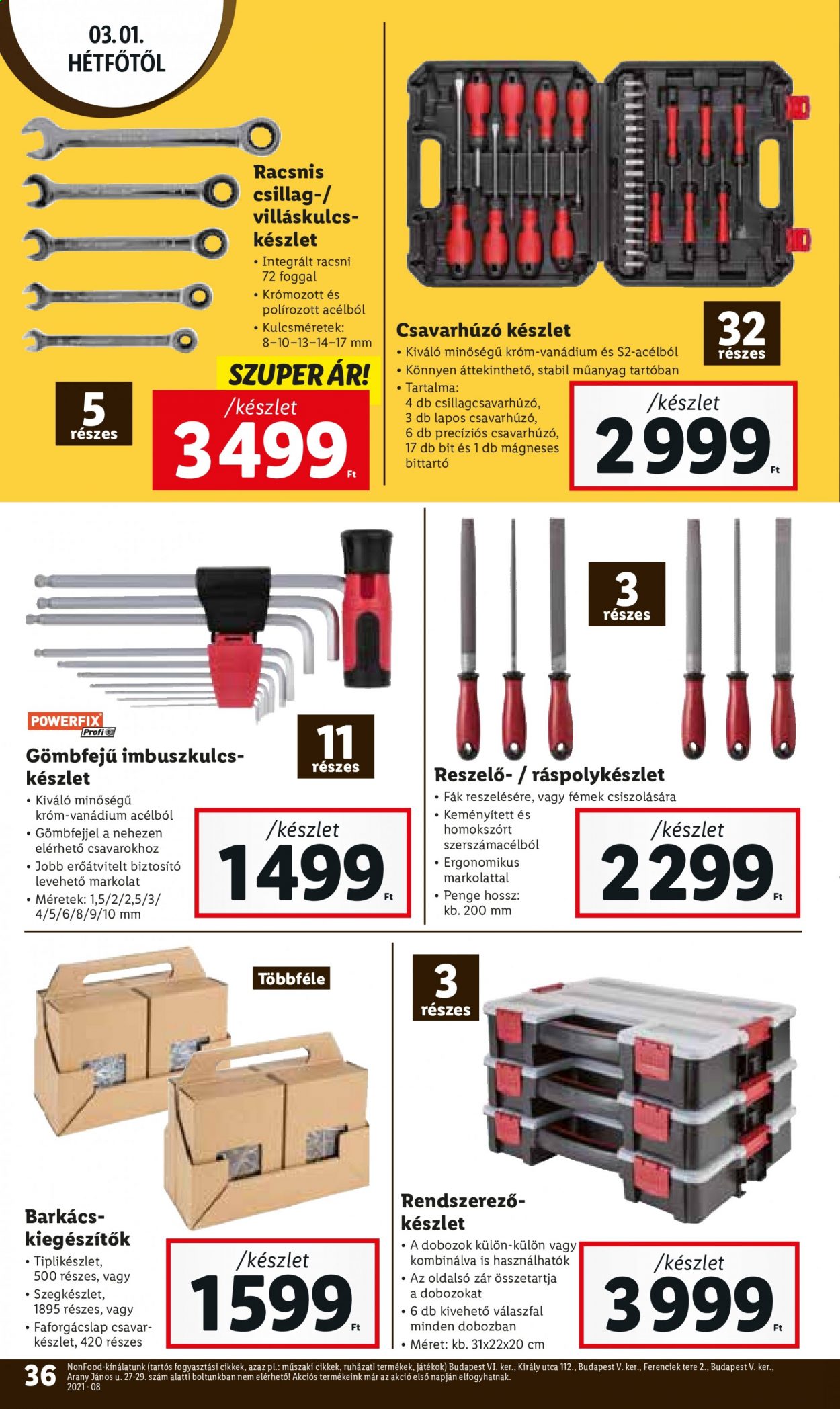 Lidl akciós újságok - 2021.02.25 - 2021.03.03. Oldal 36