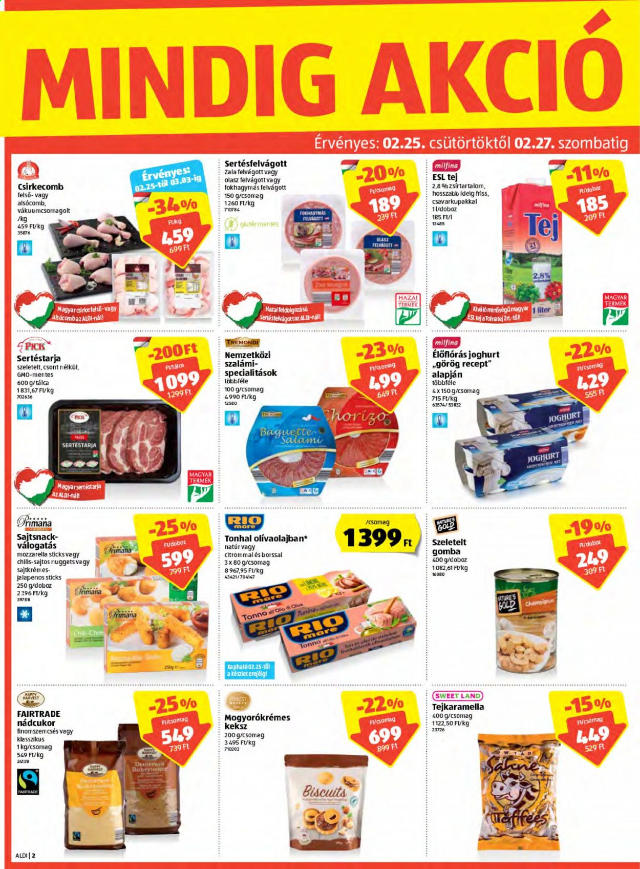 Aldi akciós újságok - 2021.02.25 - 2021.03.03. Oldal 2