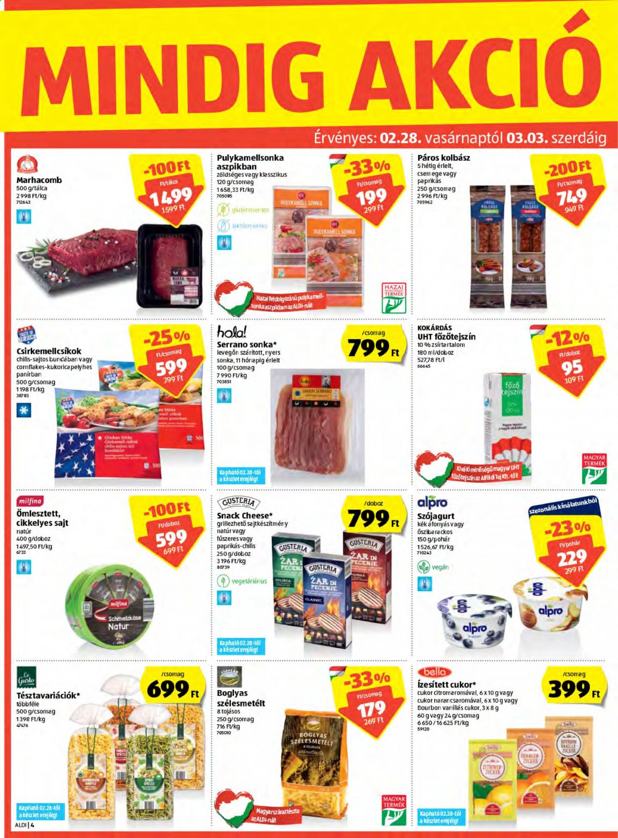 Aldi akciós újságok - 2021.02.25 - 2021.03.03. Oldal 4