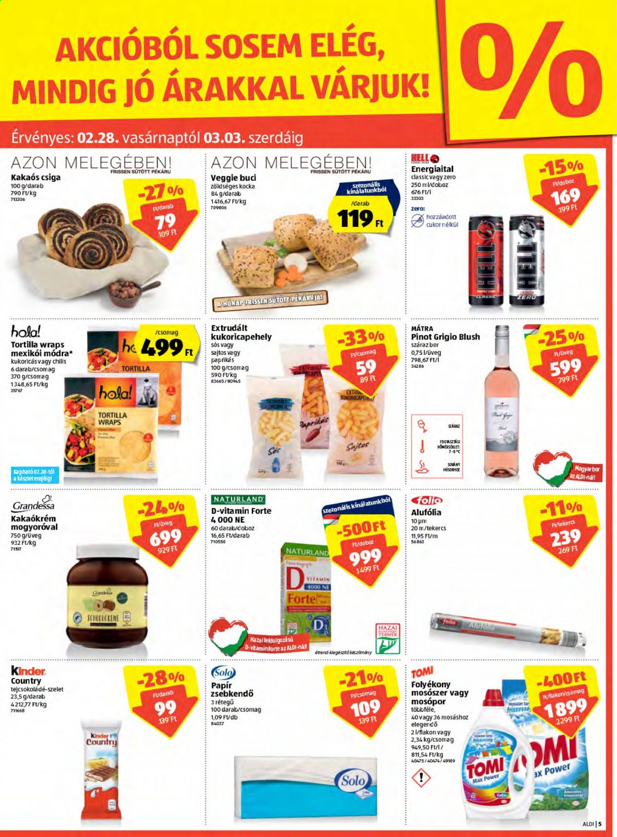 Aldi akciós újságok - 2021.02.25 - 2021.03.03. Oldal 5