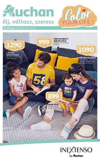 Újság Auchan - 2021.02.25 - 2021.03.10.