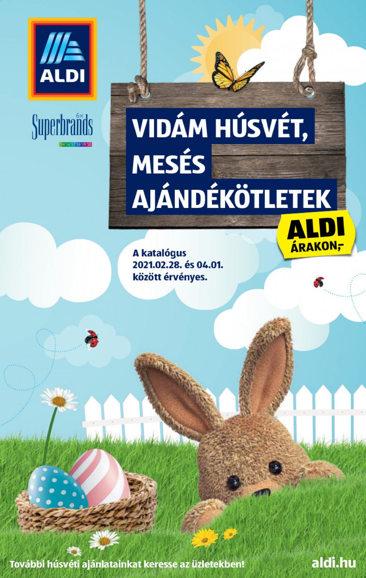 Aldi akciós újságok - 2021.02.28 - 2021.04.01. Oldal 1