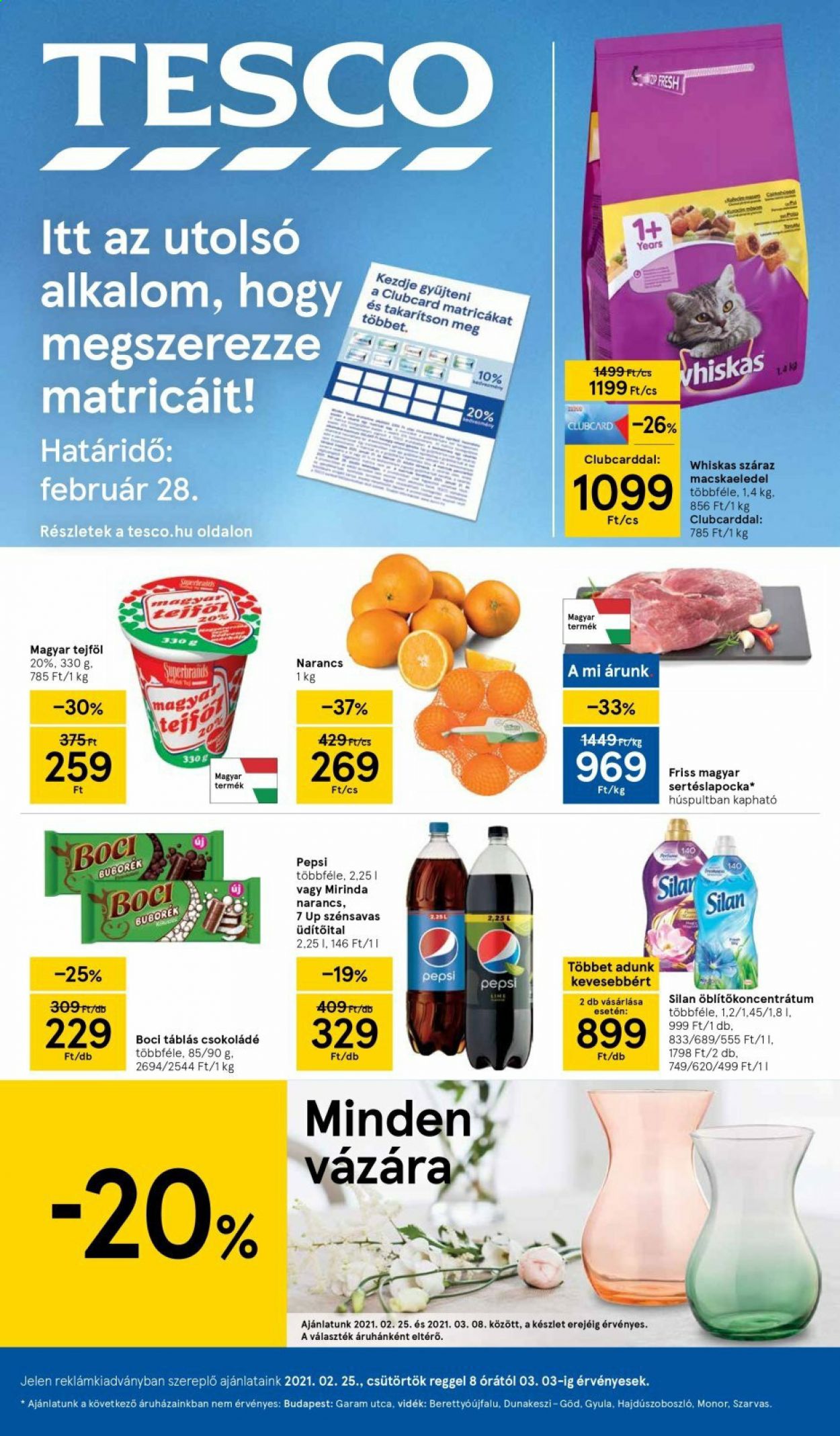TESCO akciós újságok - 2021.02.25 - 2021.03.03. Oldal 1