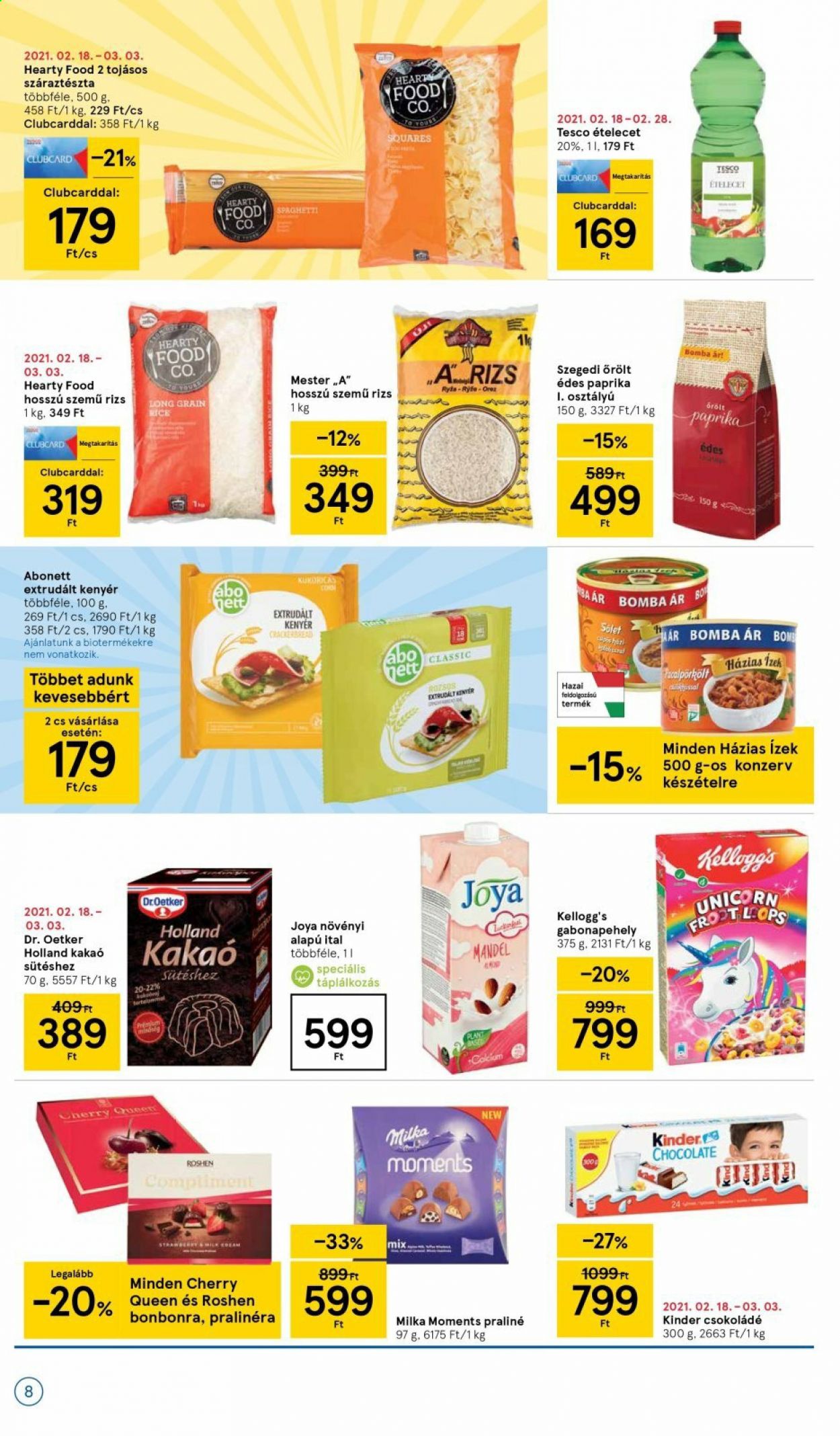 TESCO akciós újságok - 2021.02.25 - 2021.03.03. Oldal 8