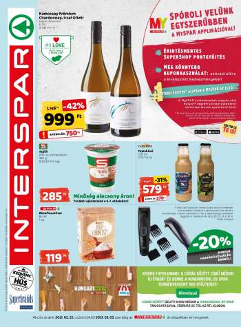 Újság INTERSPAR - 2021.02.25 - 2021.03.03.