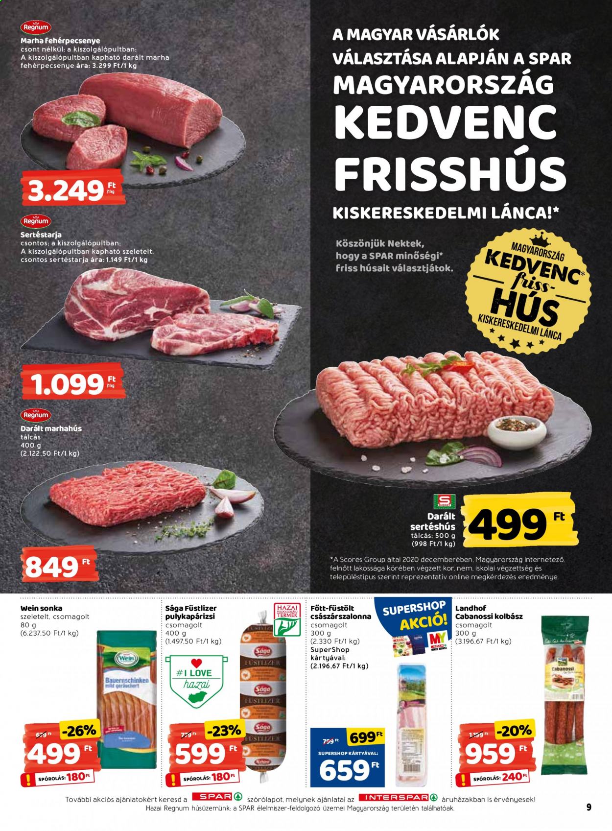 INTERSPAR akciós újságok - 2021.02.25 - 2021.03.03. Oldal 9