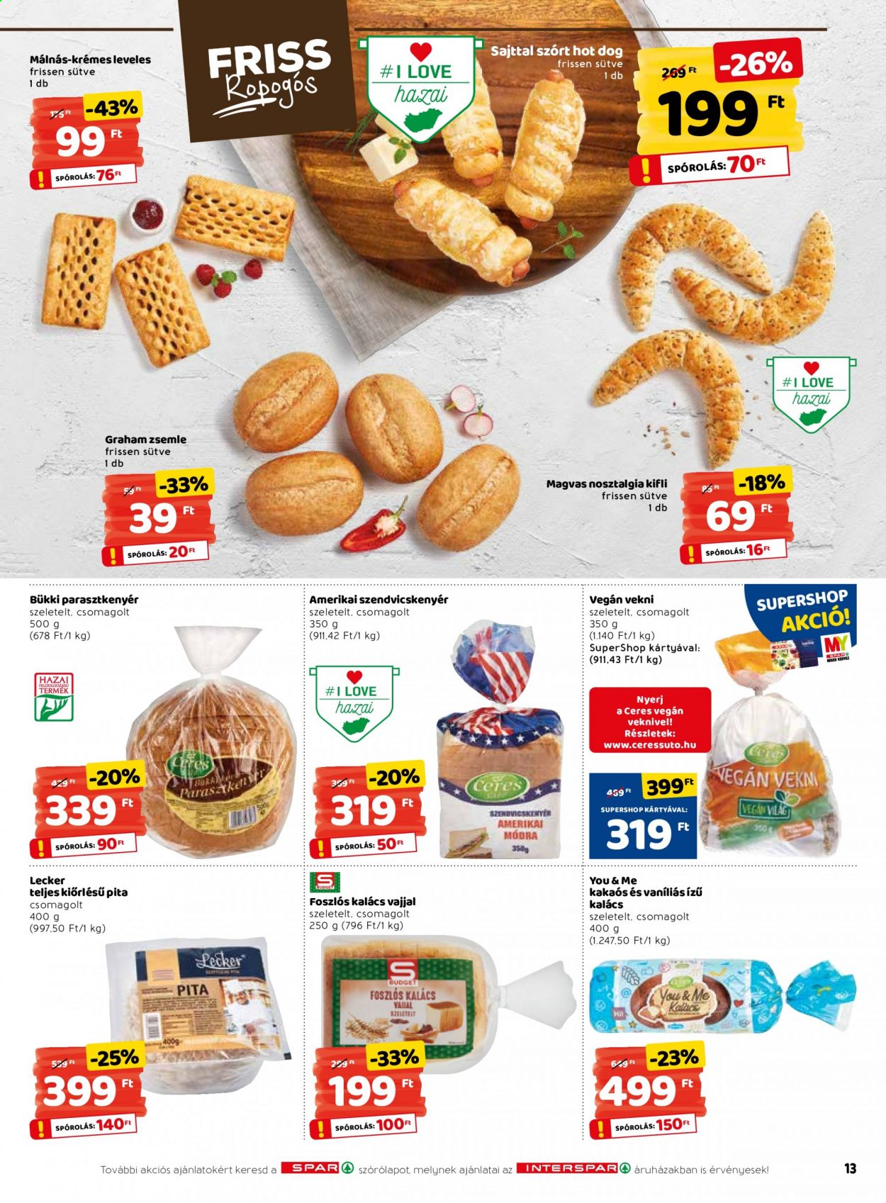 INTERSPAR akciós újságok - 2021.02.25 - 2021.03.03. Oldal 13