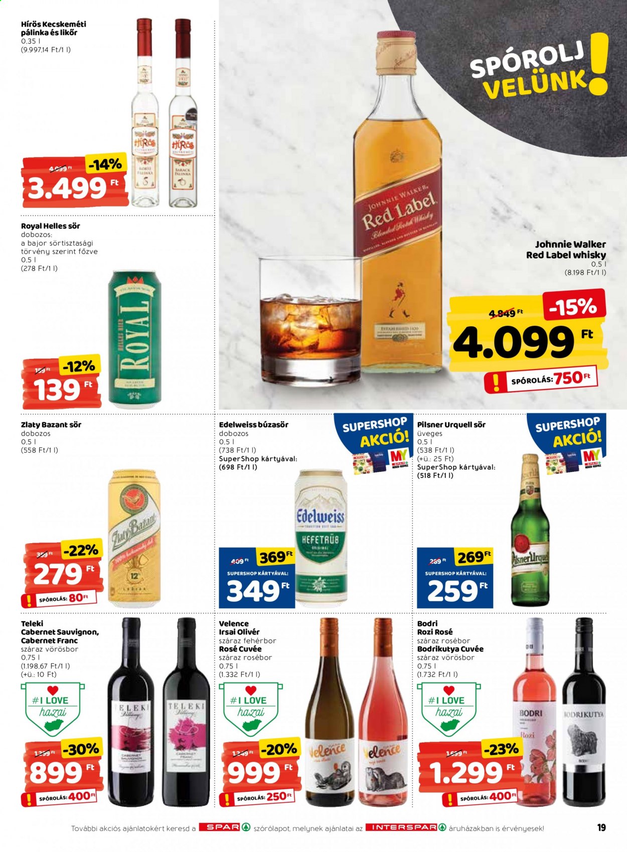 INTERSPAR akciós újságok - 2021.02.25 - 2021.03.03. Oldal 19