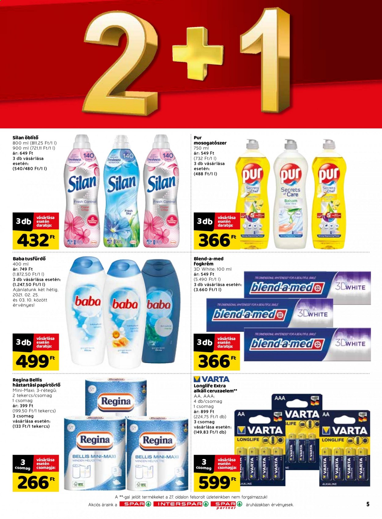 SPAR akciós újságok - 2021.02.25 - 2021.03.03. Oldal 5
