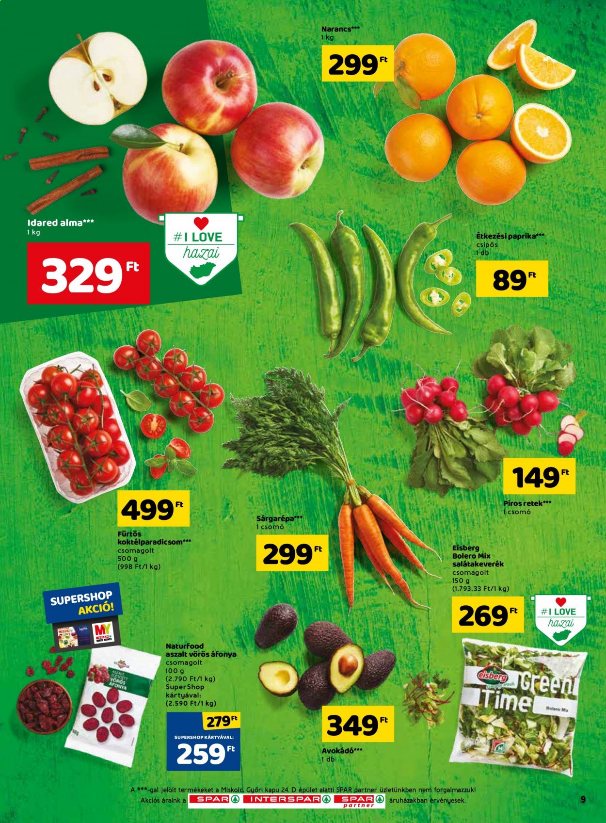 SPAR akciós újságok - 2021.02.25 - 2021.03.03. Oldal 9