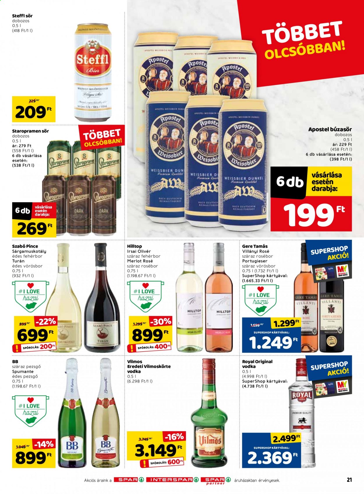 SPAR akciós újságok - 2021.02.25 - 2021.03.03. Oldal 21