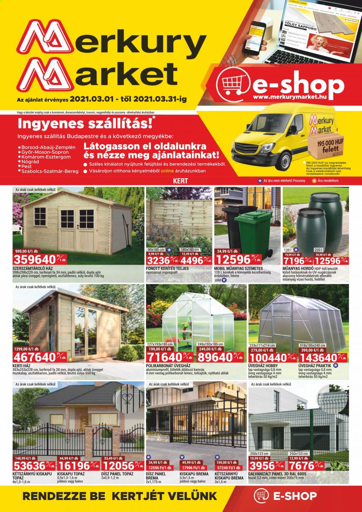 Merkury Market akciós újságok - 2021.03.01 - 2021.03.31. Oldal 1