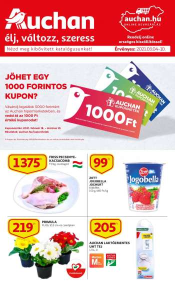 Újság Auchan - 2021.03.04 - 2021.03.10.