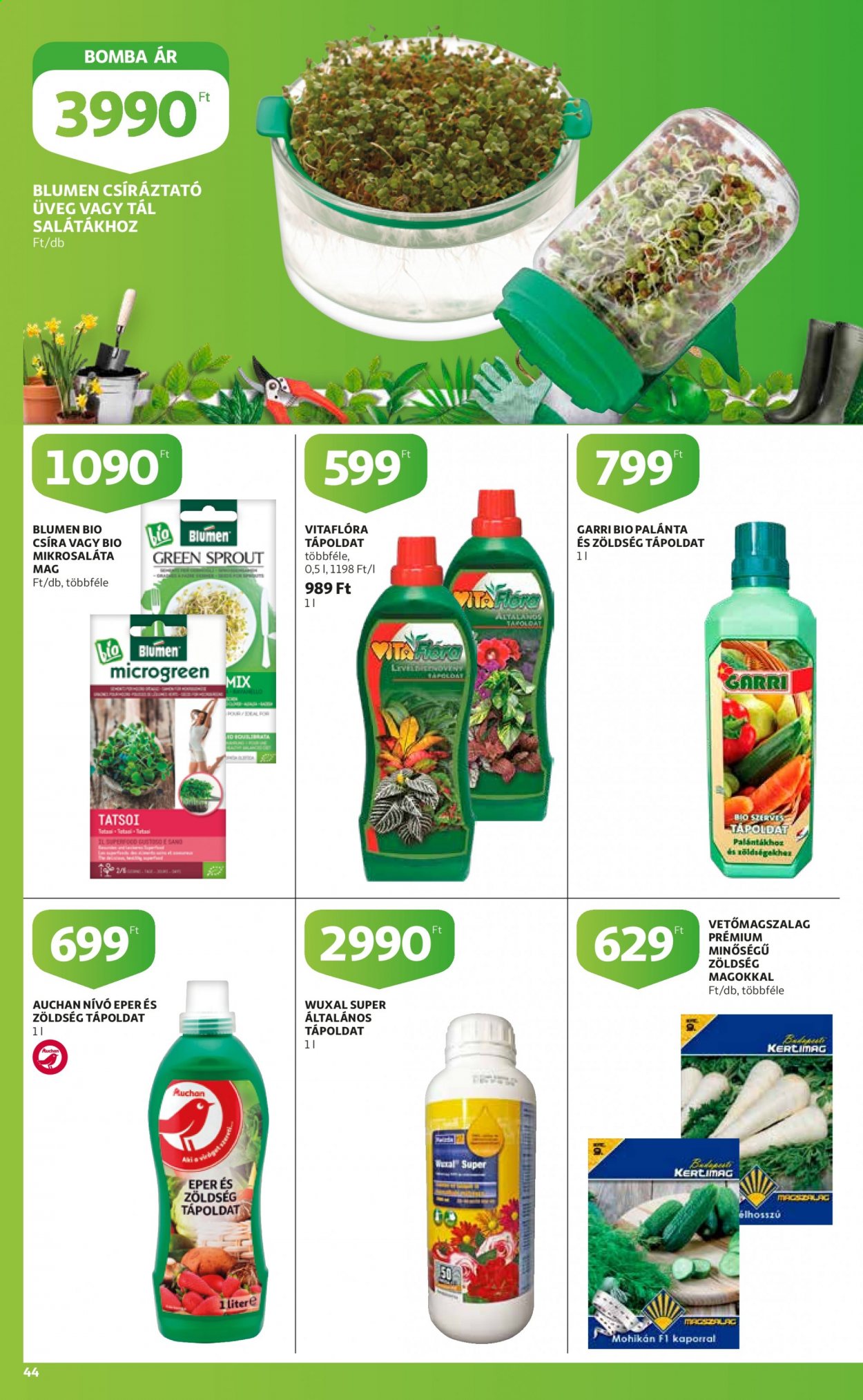 Auchan akciós újságok - 2021.03.04 - 2021.03.10. Oldal 44