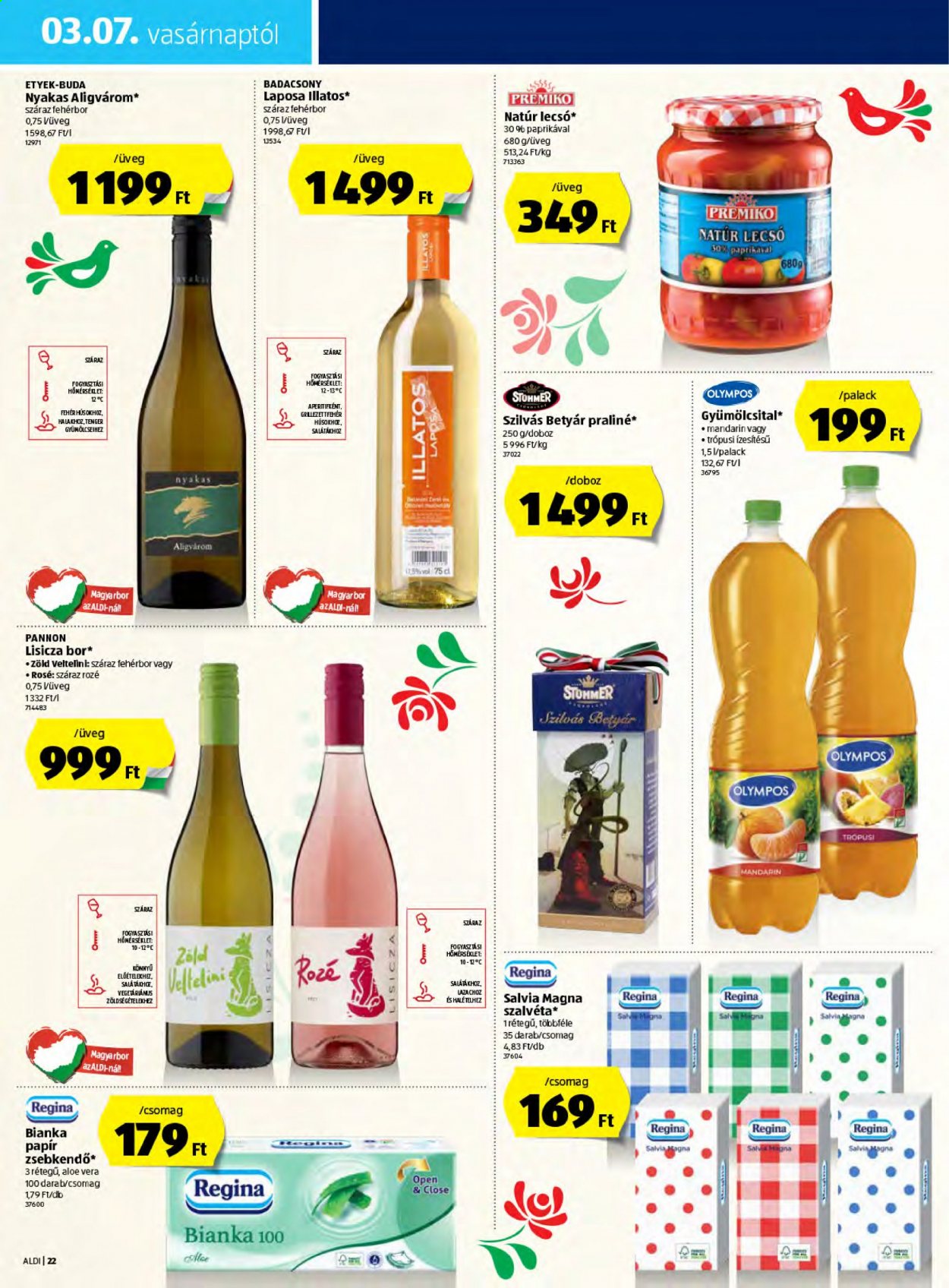 Aldi akciós újságok - 2021.03.04 - 2021.03.10. Oldal 22