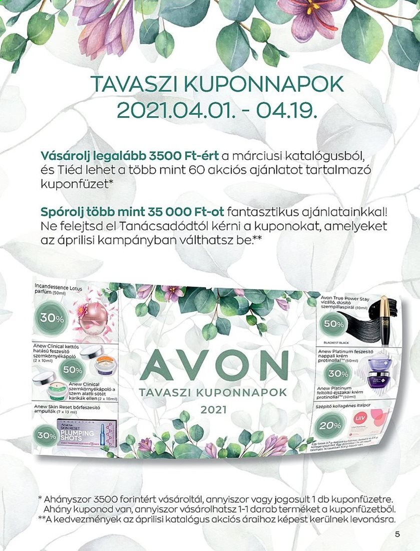 Avon akciós újságok - 2021.03.01 - 2021.03.31. Oldal 5