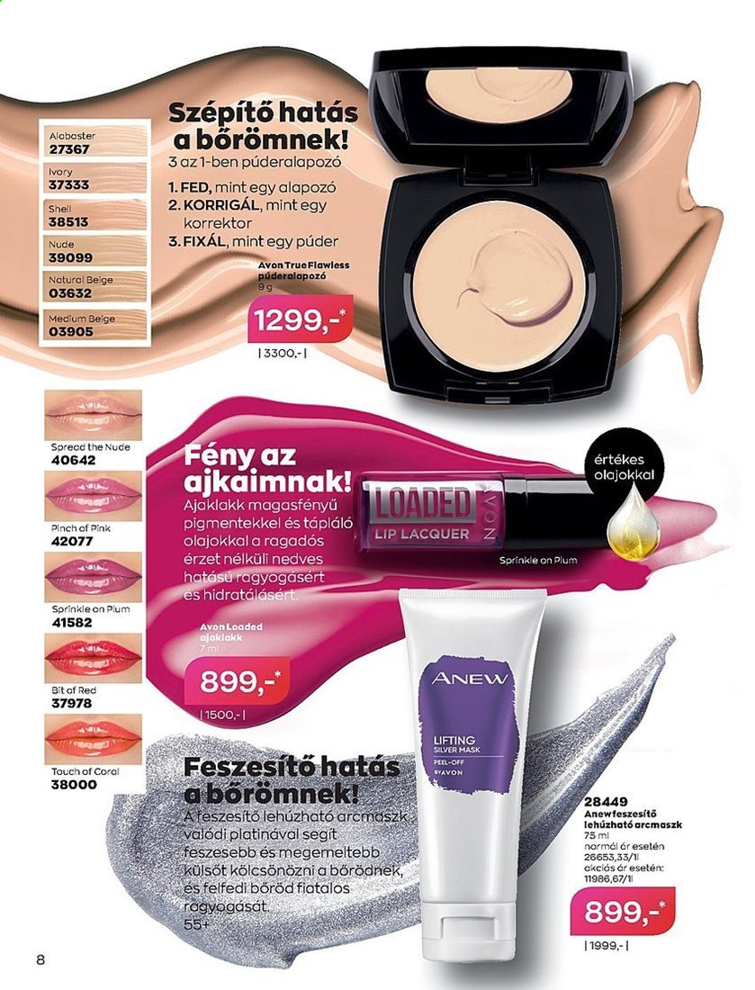 Avon akciós újságok - 2021.03.01 - 2021.03.31. Oldal 8