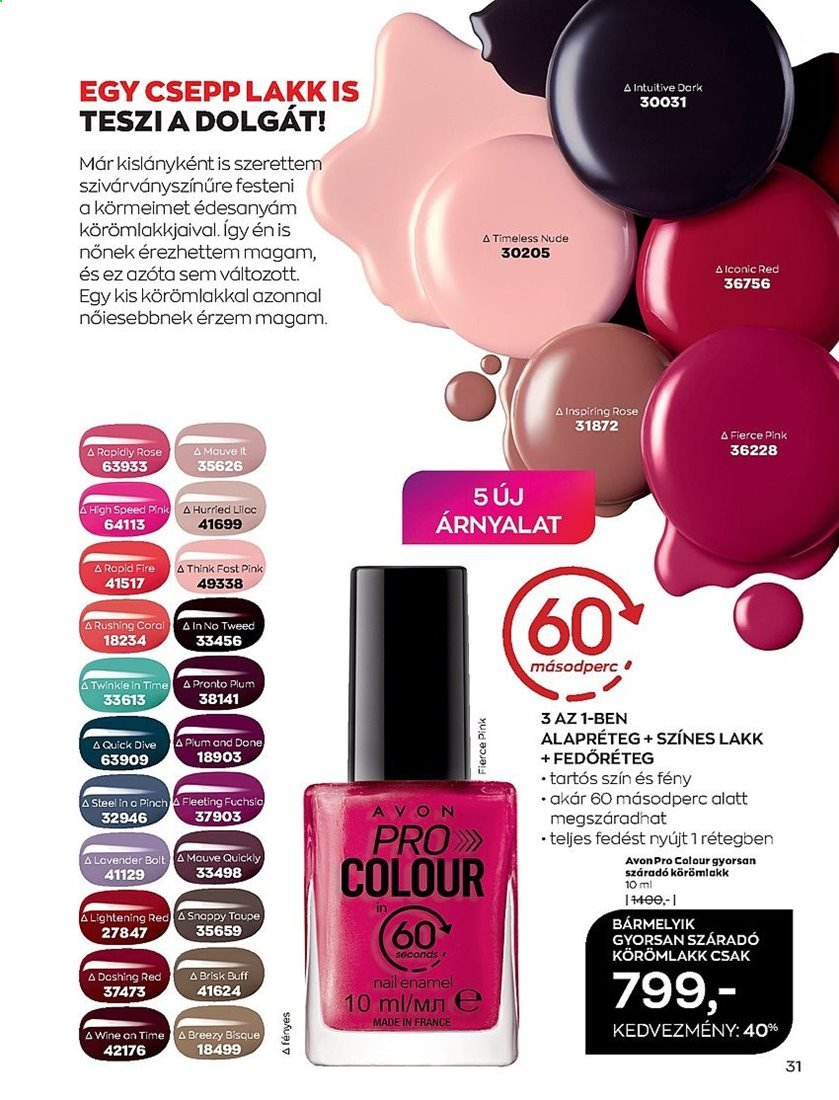 Avon akciós újságok - 2021.03.01 - 2021.03.31. Oldal 31
