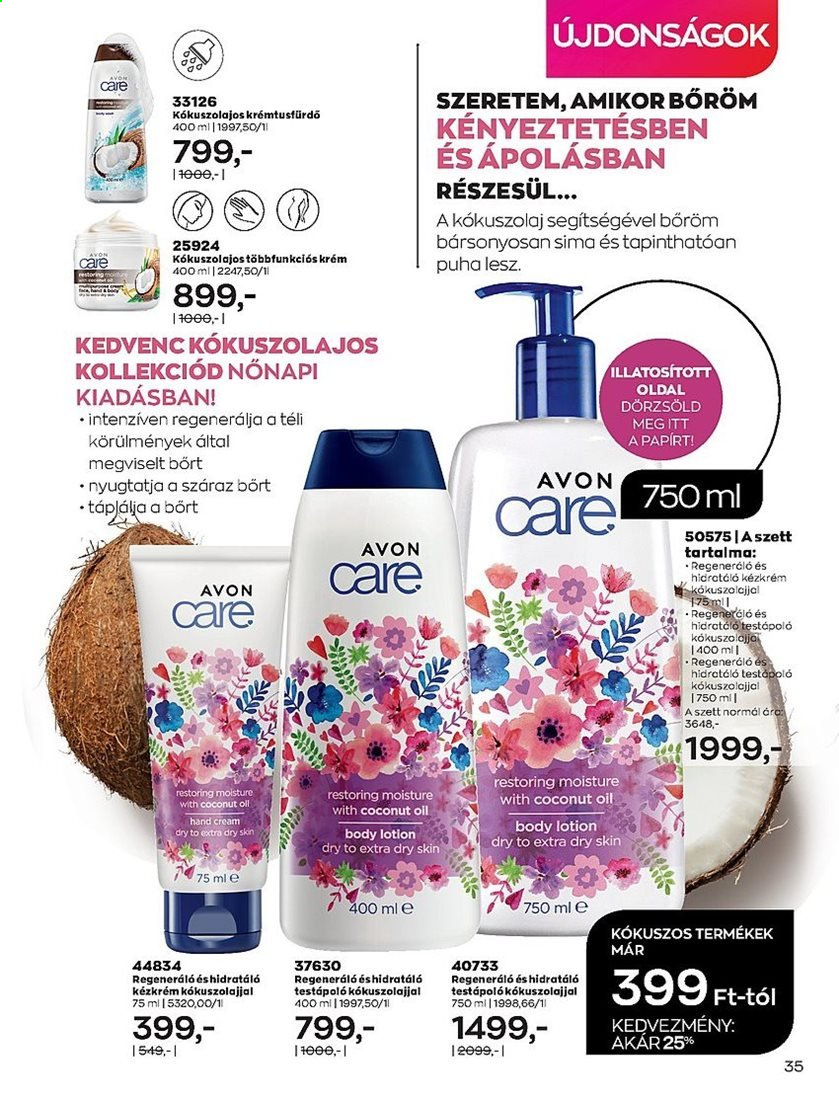 Avon akciós újságok - 2021.03.01 - 2021.03.31. Oldal 35