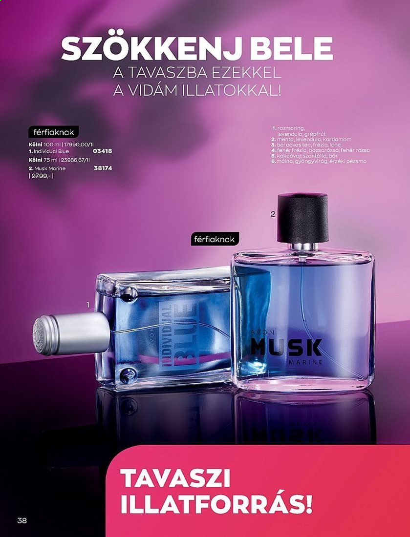 Avon akciós újságok - 2021.03.01 - 2021.03.31. Oldal 38