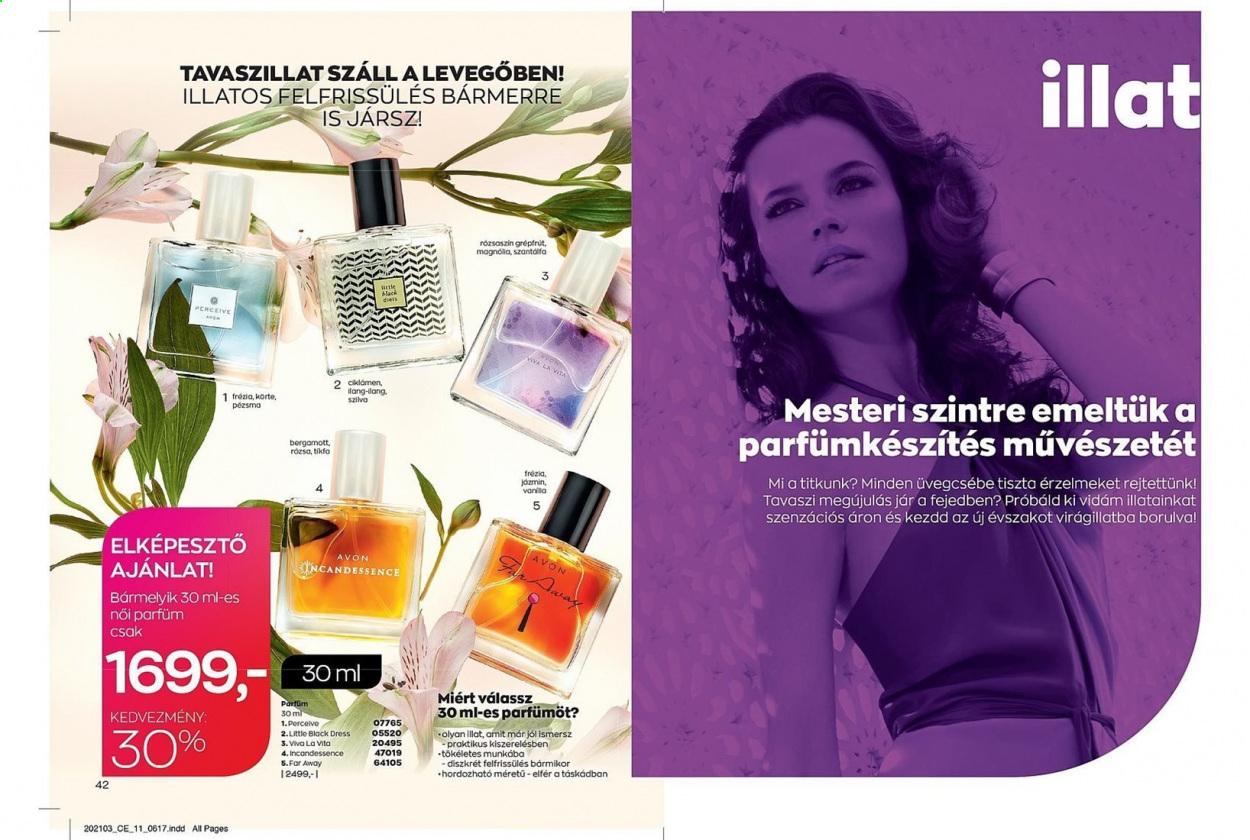 Avon akciós újságok - 2021.03.01 - 2021.03.31. Oldal 42