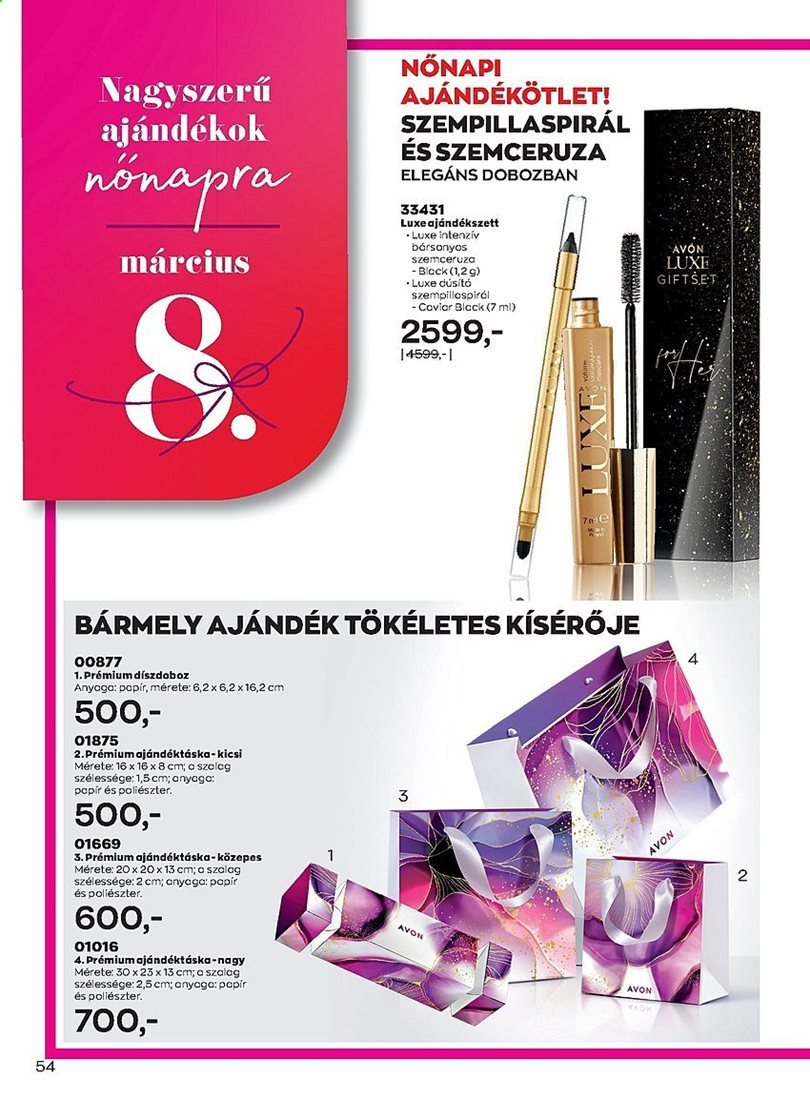 Avon akciós újságok - 2021.03.01 - 2021.03.31. Oldal 54
