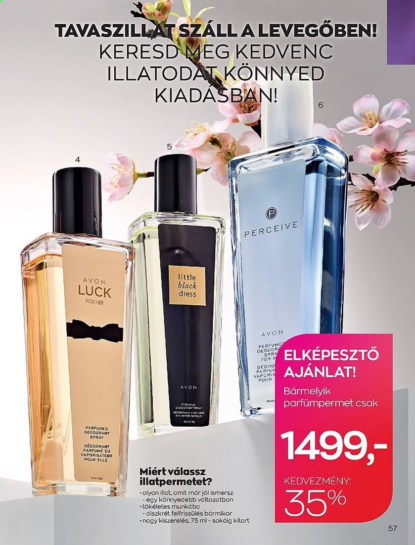 Avon akciós újságok - 2021.03.01 - 2021.03.31. Oldal 57