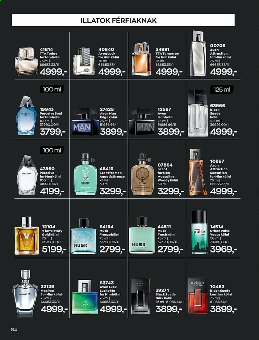 Avon akciós újságok - 2021.03.01 - 2021.03.31. Oldal 84