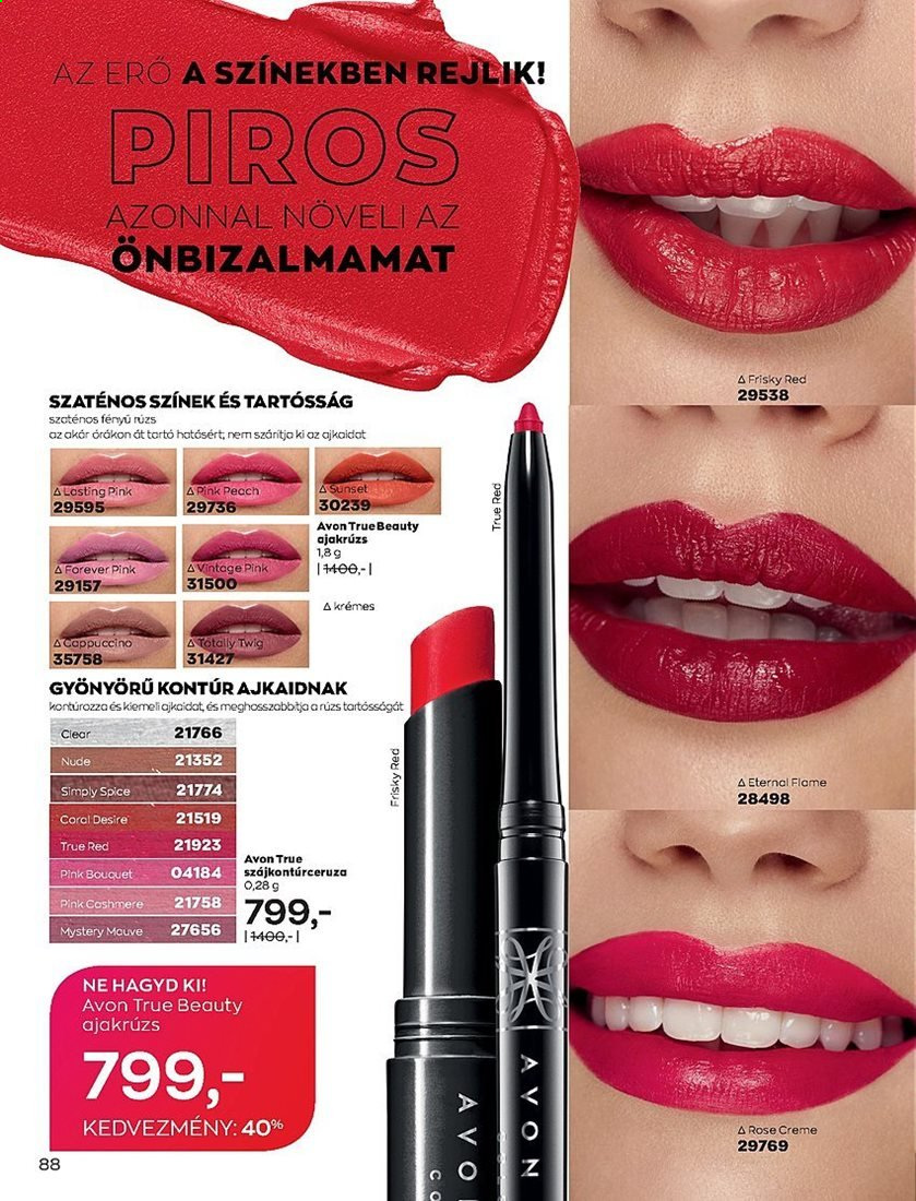 Avon akciós újságok - 2021.03.01 - 2021.03.31. Oldal 88