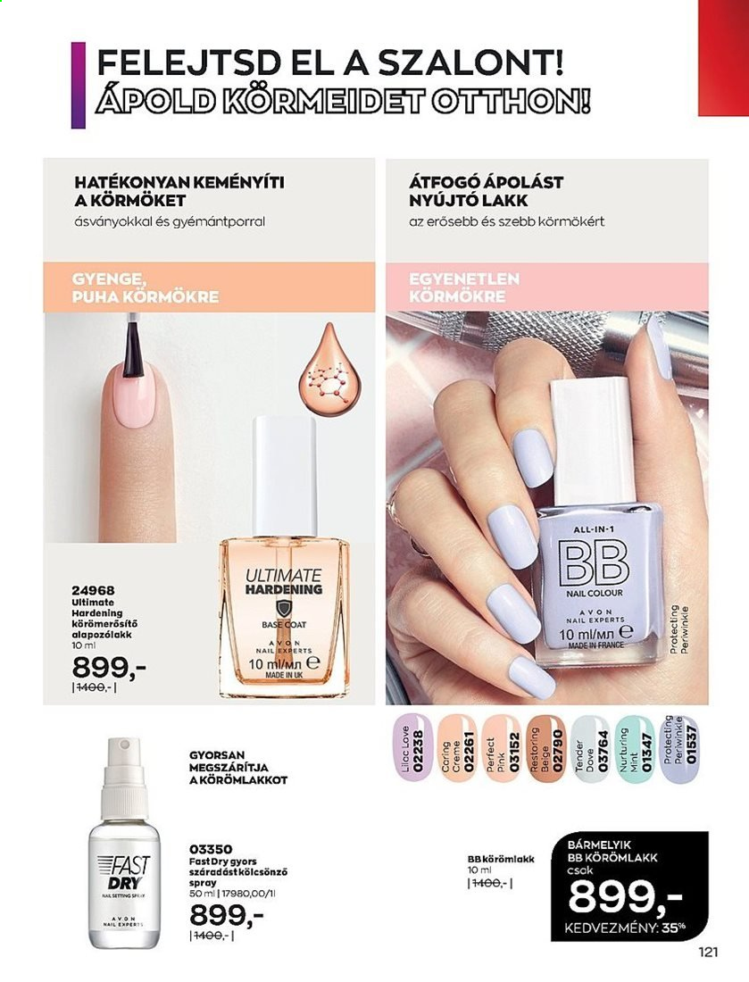 Avon akciós újságok - 2021.03.01 - 2021.03.31. Oldal 121
