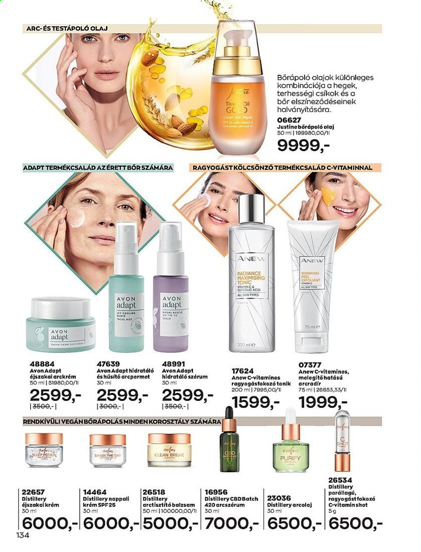 Avon akciós újságok - 2021.03.01 - 2021.03.31. Oldal 134