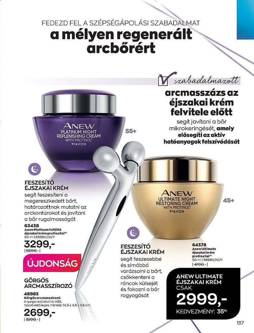 Avon akciós újságok - 2021.03.01 - 2021.03.31. Oldal 137