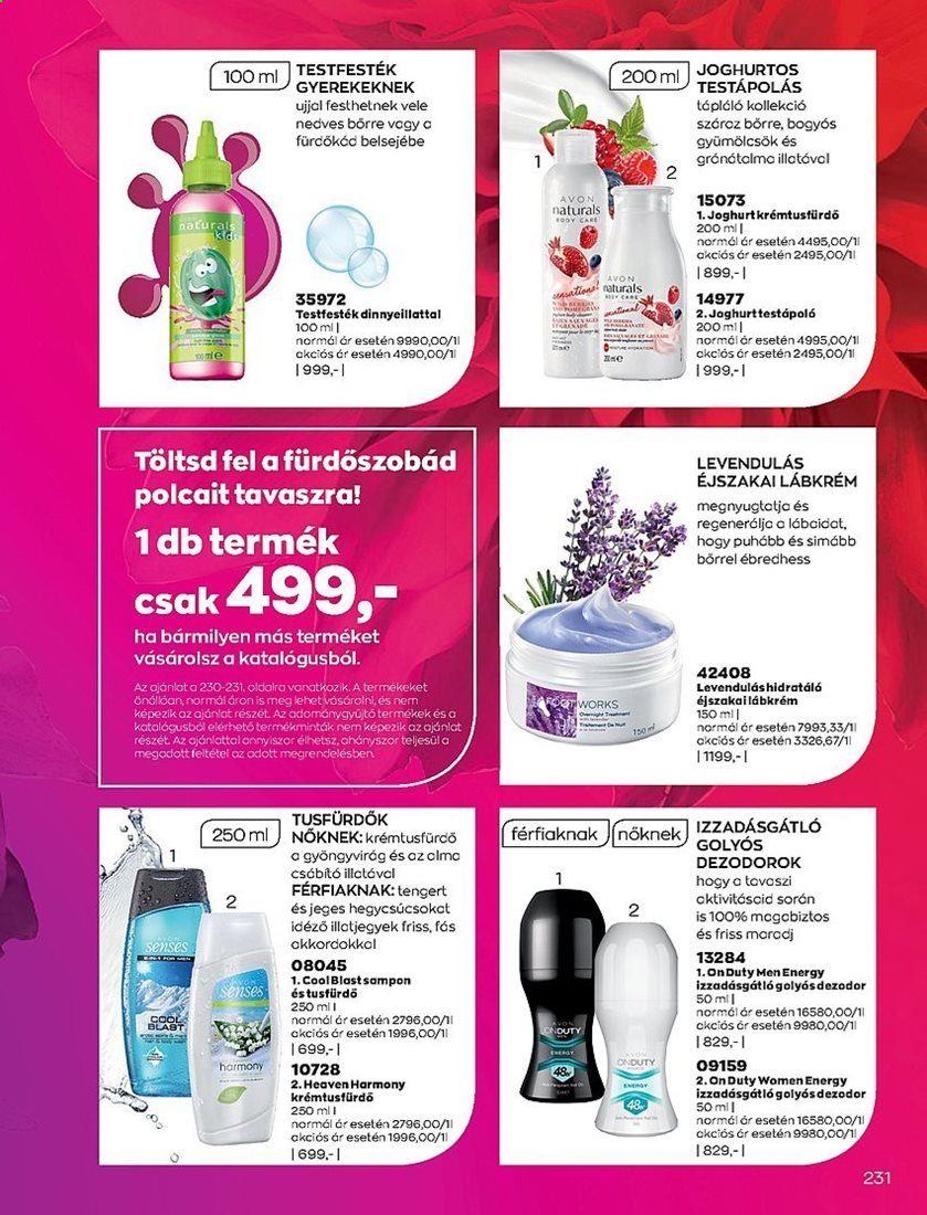 Avon akciós újságok - 2021.03.01 - 2021.03.31. Oldal 231