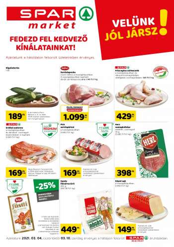 Újság SPAR market - 2021.03.02 - 2021.03.02.