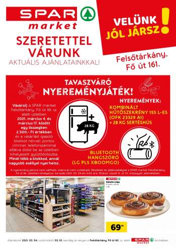 Újság SPAR market - 2021.03.04 - 2021.03.10.