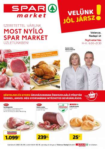 Újság SPAR market - 2021.03.04 - 2021.03.10.