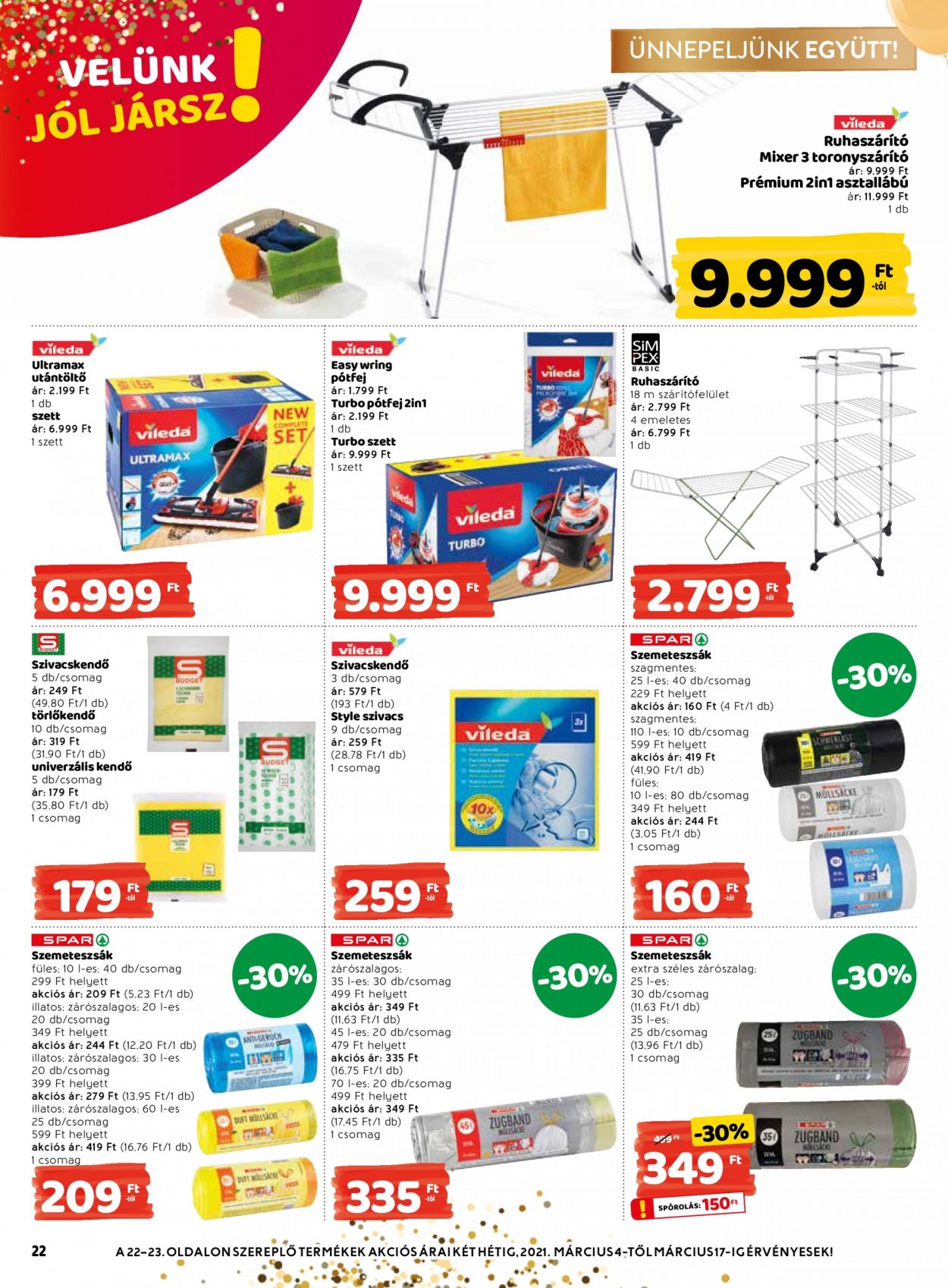 INTERSPAR akciós újságok - 2021.03.04 - 2021.03.10. Oldal 22