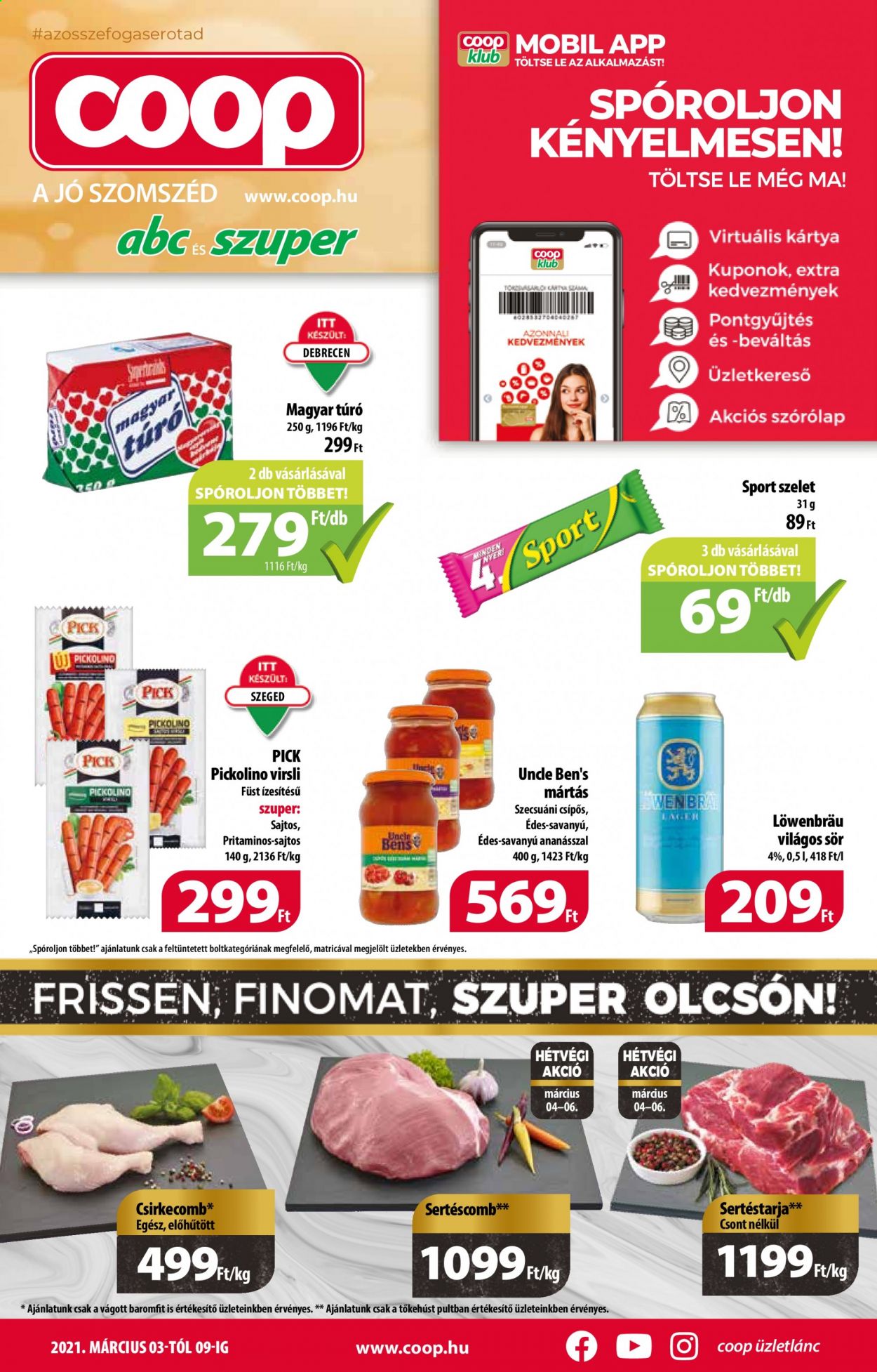 Coop akciós újságok - 2021.03.03 - 2021.03.09. Oldal 1