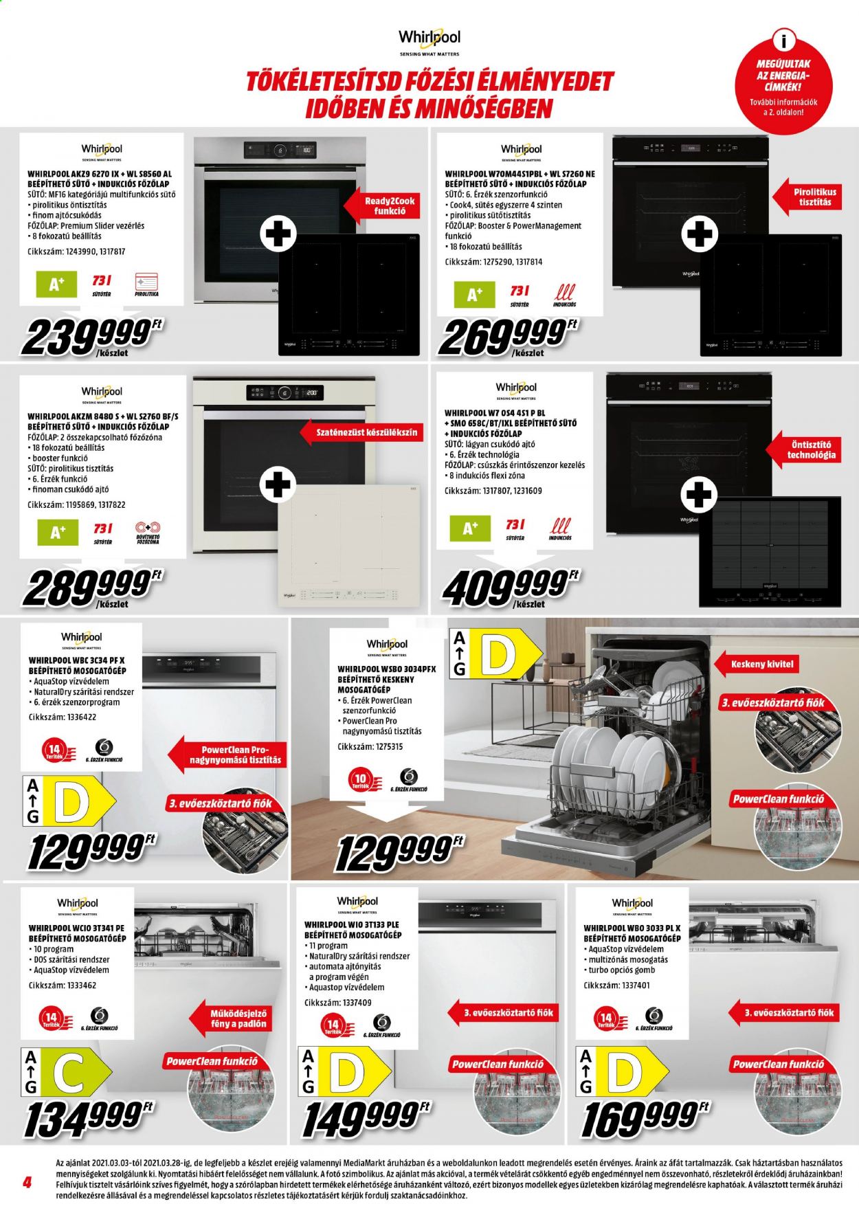 MediaMarkt akciós újságok - 2021.03.03 - 2021.03.28. Oldal 4