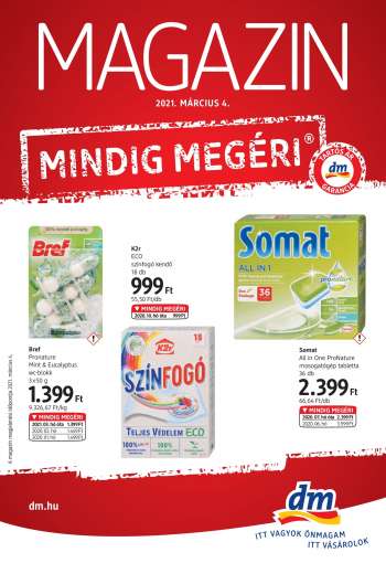 Újság dm drogerie markt - 2021.03.04 - 2021.03.17.