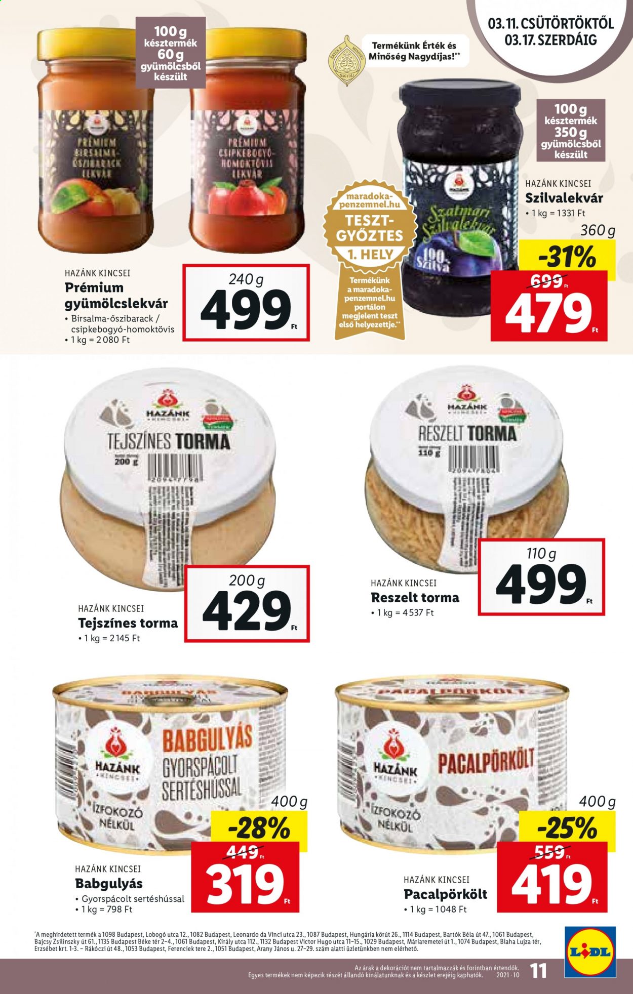 Lidl akciós újságok - 2021.03.11 - 2021.03.17. Oldal 11